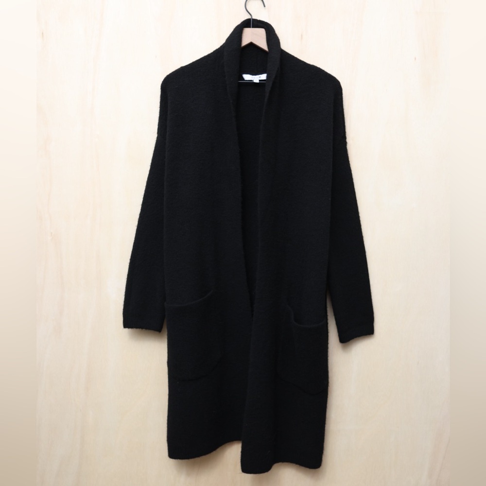 Joe's Jeans Longline‎ Cardigan Black Small - Picture 2 of 4